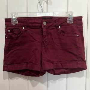 Celebrity Pink Shorts. Wine colored shorts. Size 1.